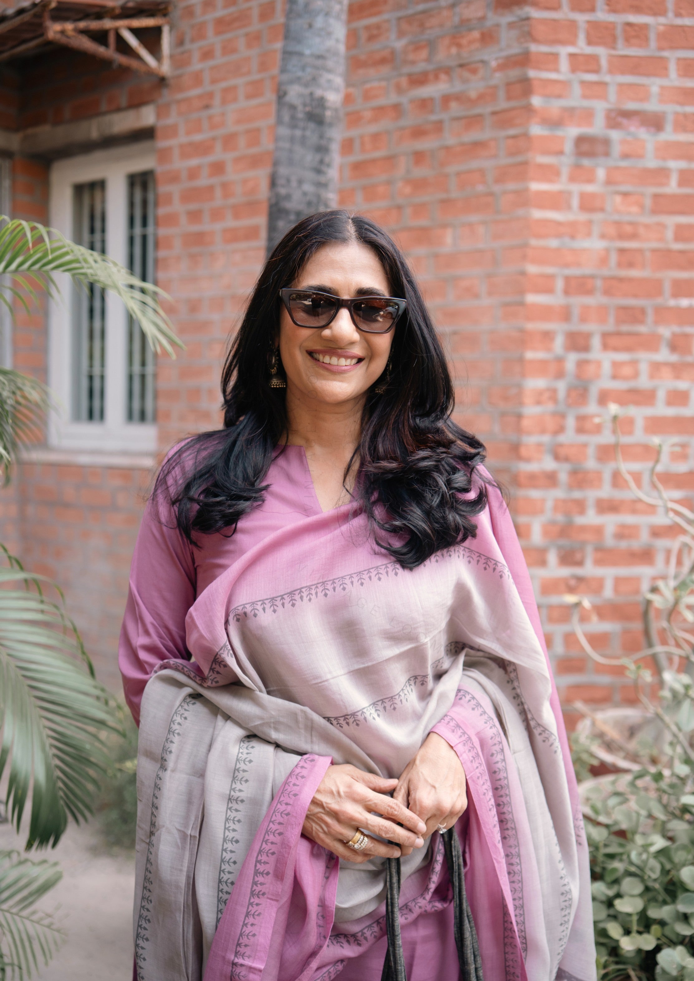 Deep Blush Pure Cotton Suit Set