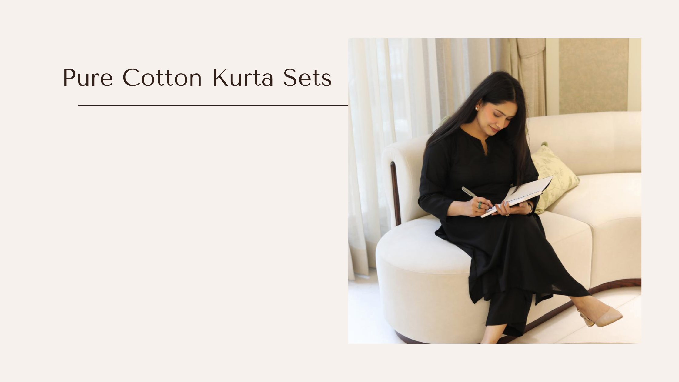 Pure Cotton Kurta Sets