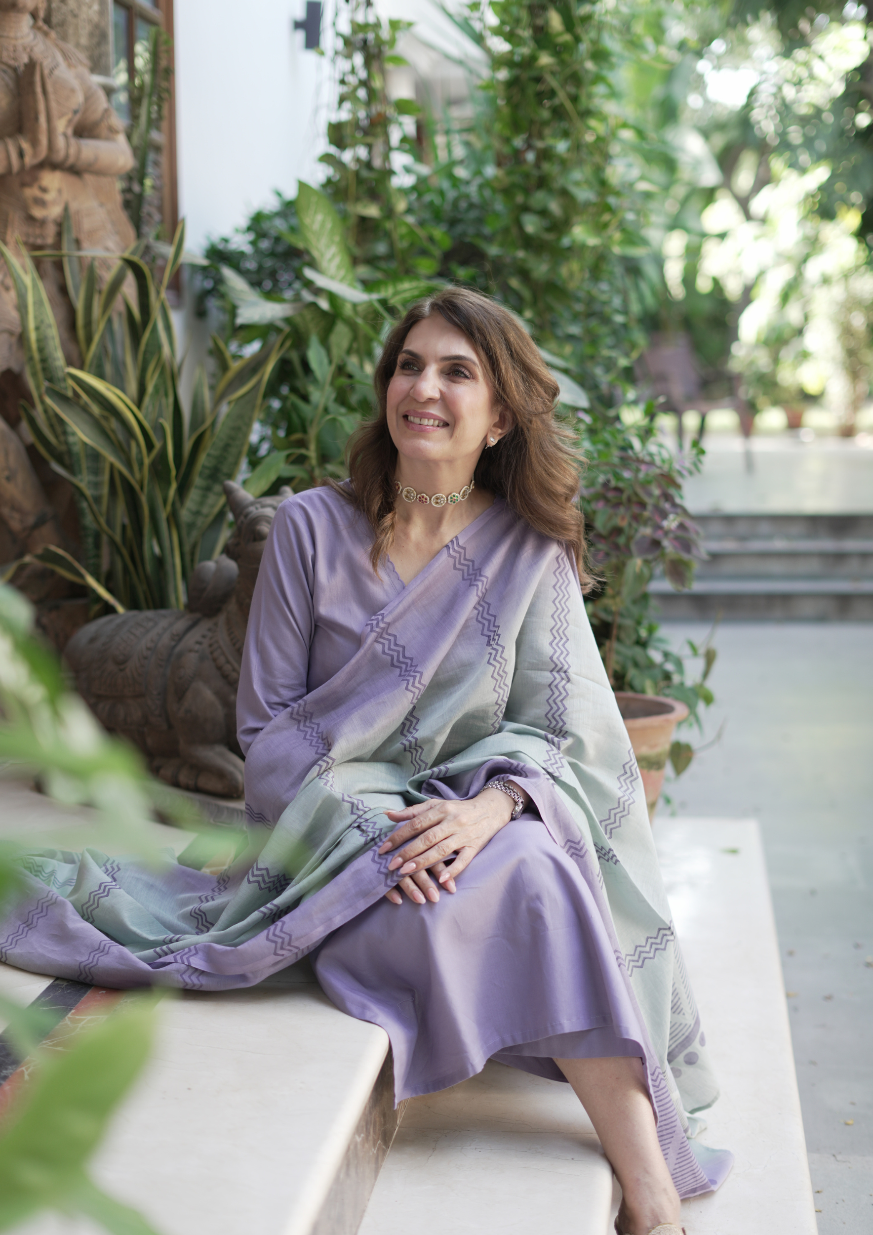 Orchid Pure Cotton Suit Set