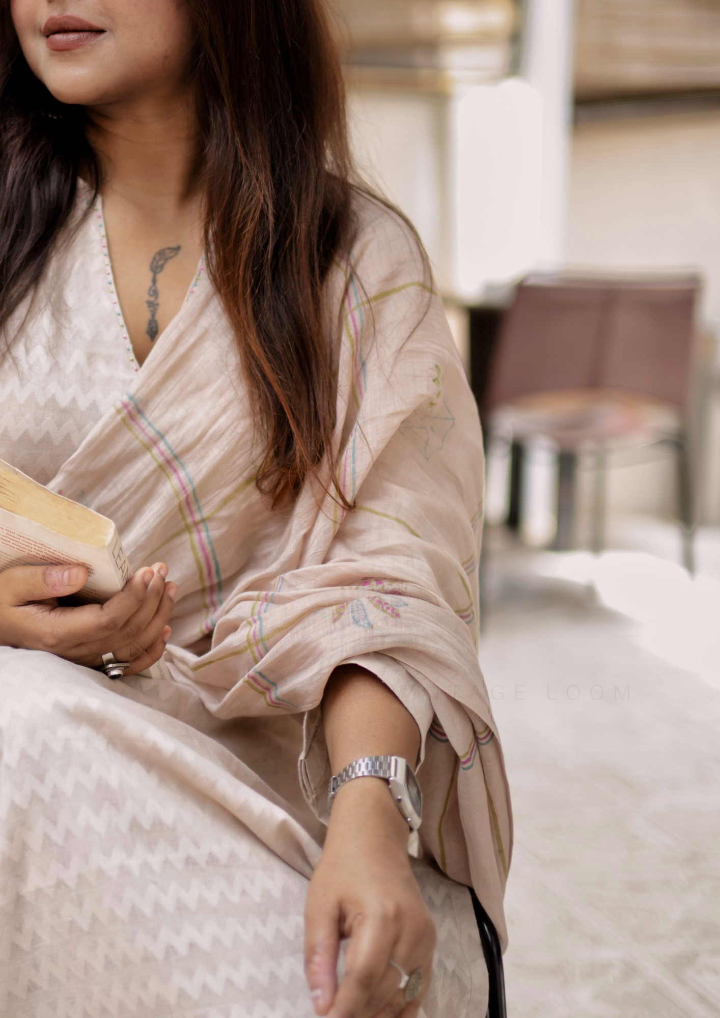 Sand Pure Cotton Suit Set