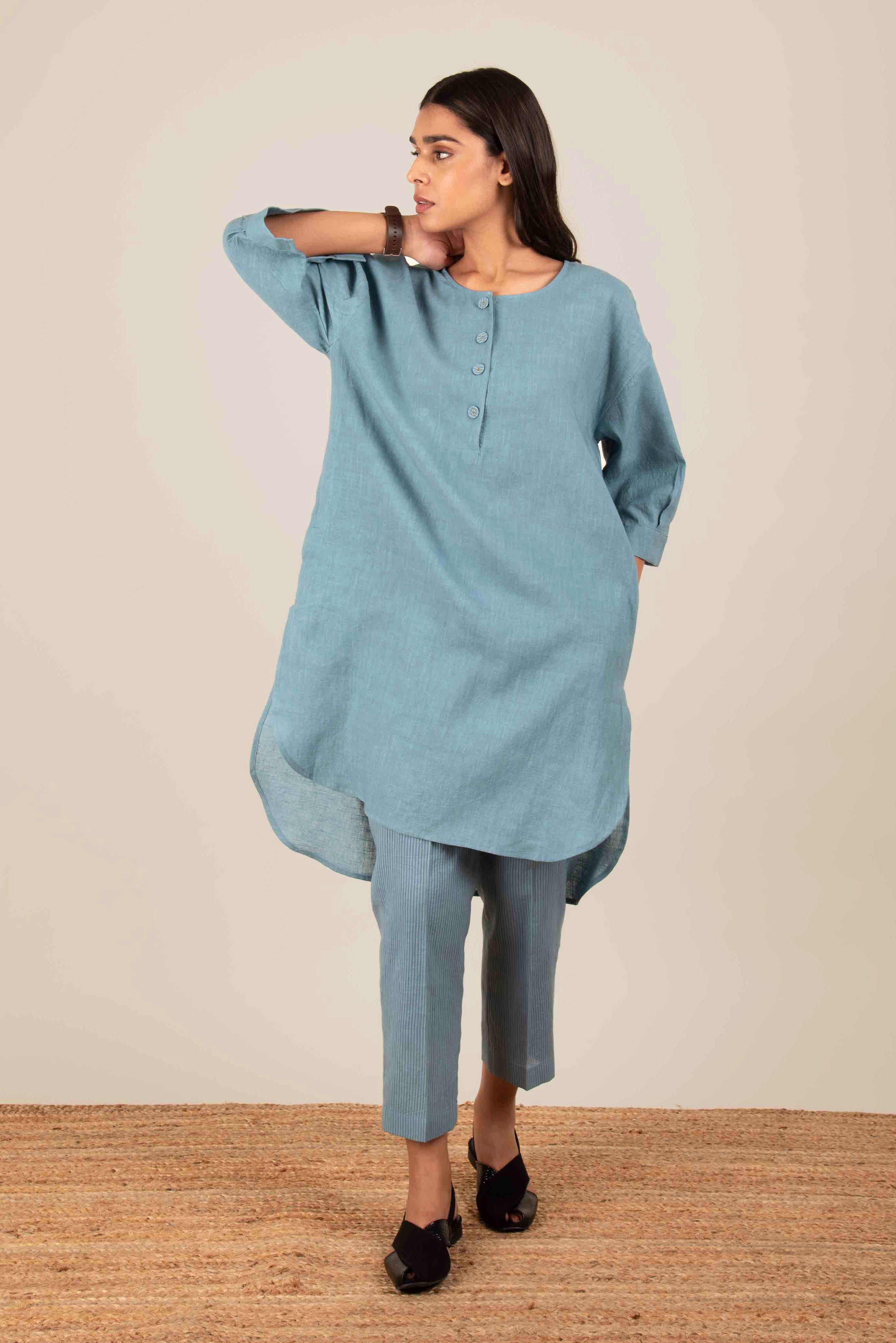 Vintage Blue Co-ord Set