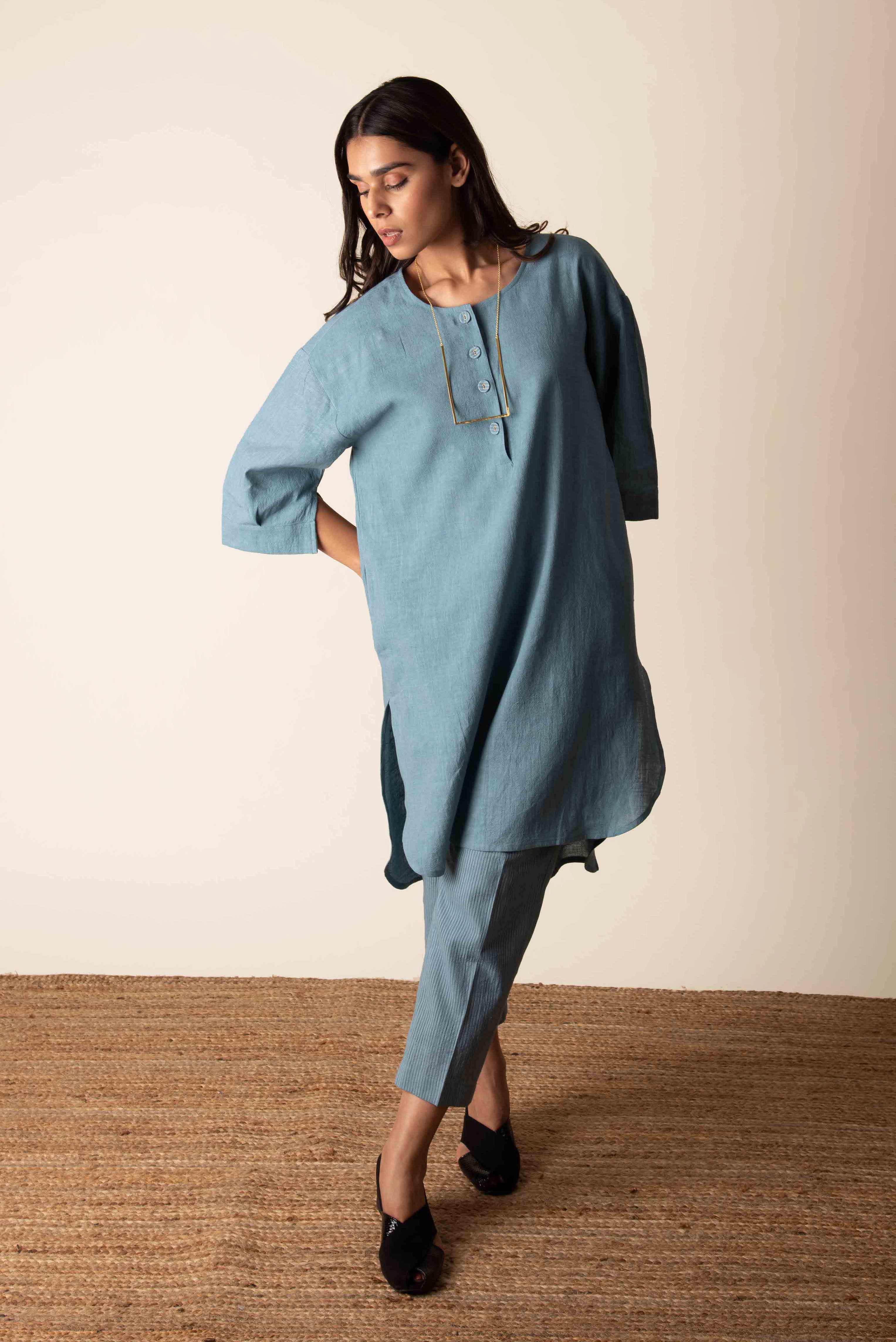 Vintage Blue Co-ord Set