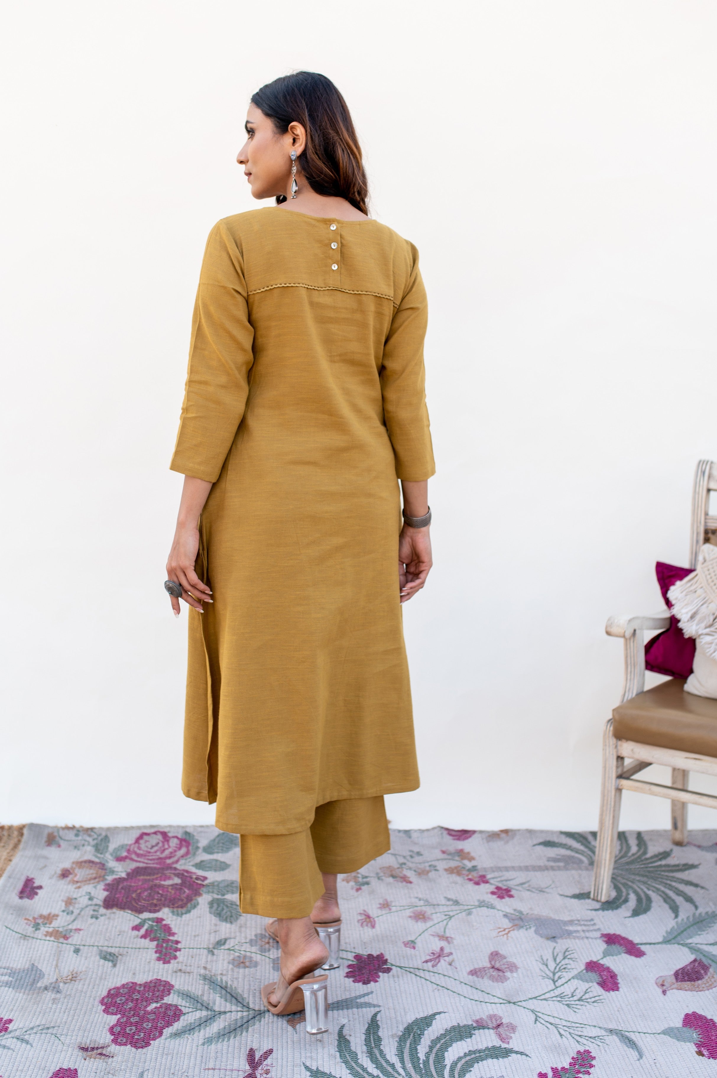 Mustard Suit Set